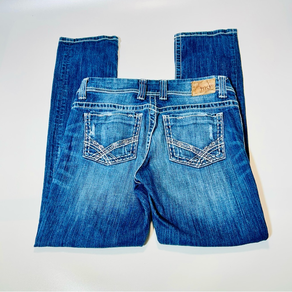 BKE Women's Straight Leg Jeans - Indigo